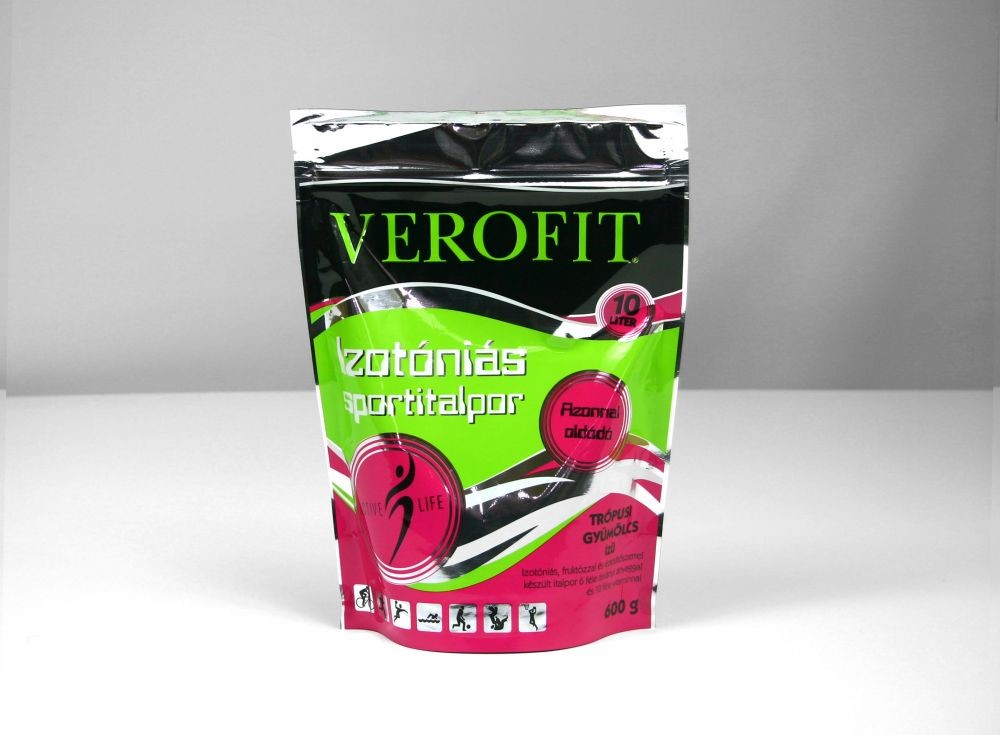 VEROFIT Izotóniás italpor 600g Tropical