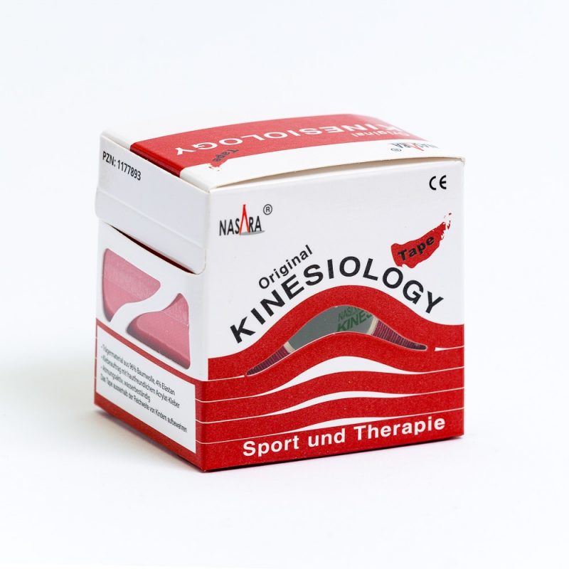 NASARA Kineziológiai Tapasz 5cm x 5m piros