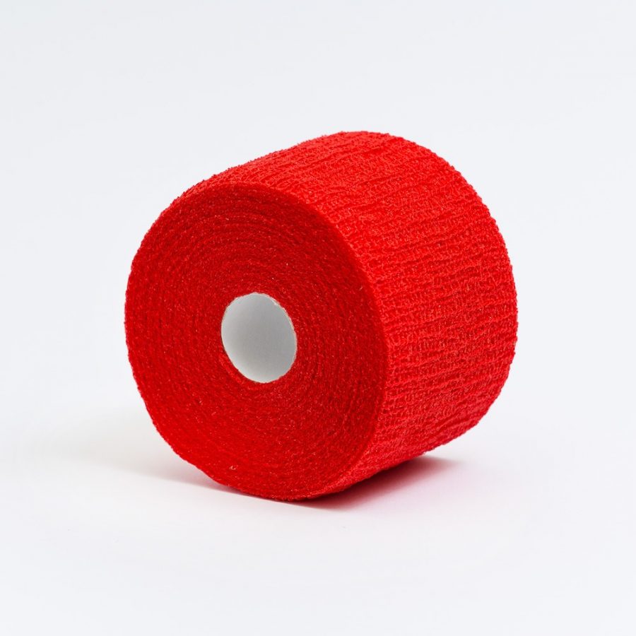 Öntapadó kötésrögzítő pólya 6cm x 20m piros