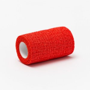 Öntapadó kötésrögzítő pólya 8cm x 4m piros