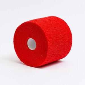 Öntapadó kötésrögzítő pólya 8cm x 20m piros