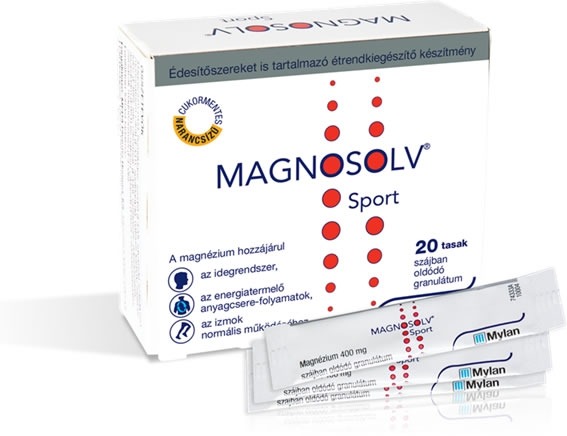Magnosolv Sport 400mg granulátum 40db