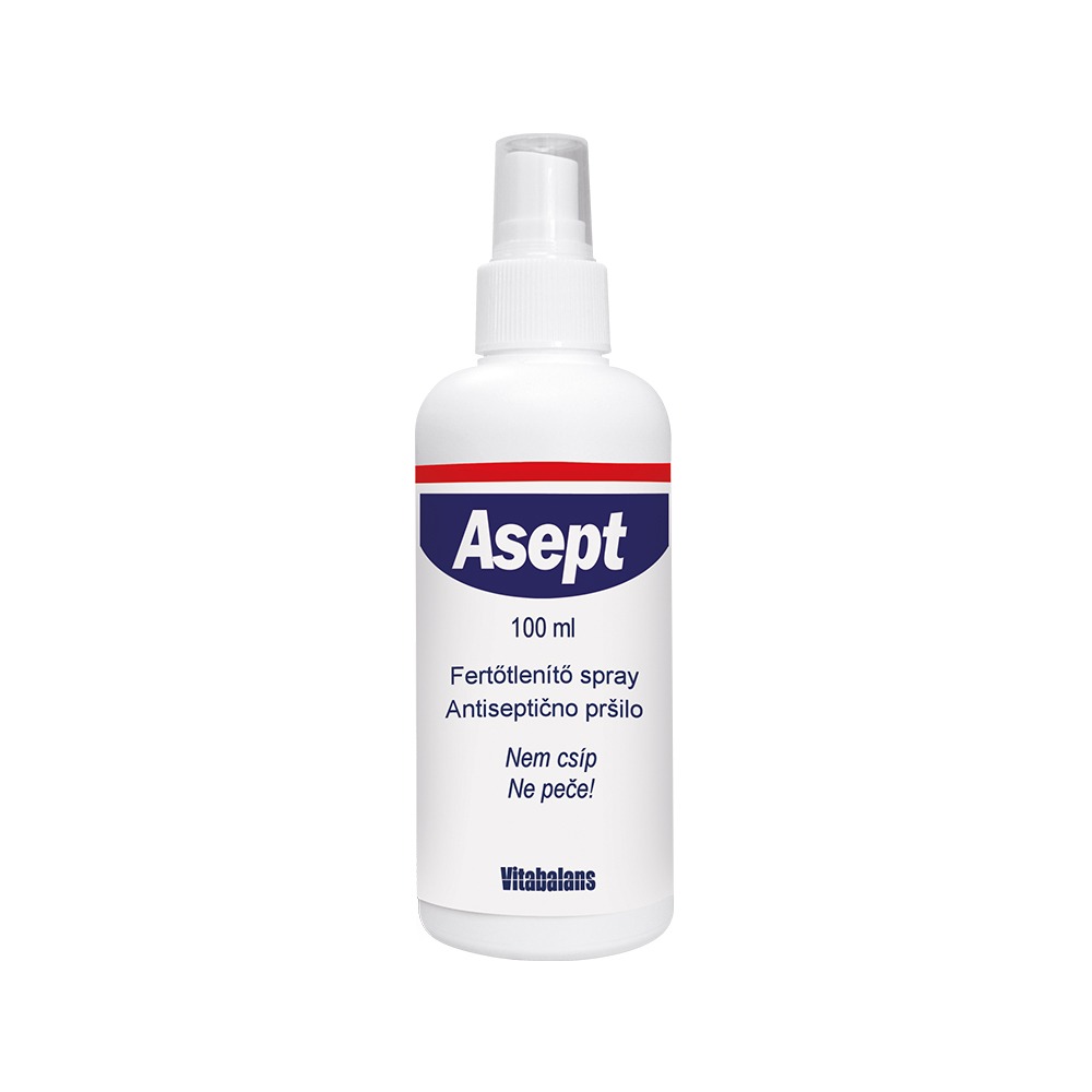 Asept sebfertőtlenítő spray 100ml