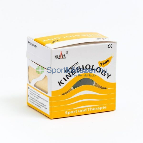 NASARA Kineziológiai Tapasz 5cm x 5m sárga