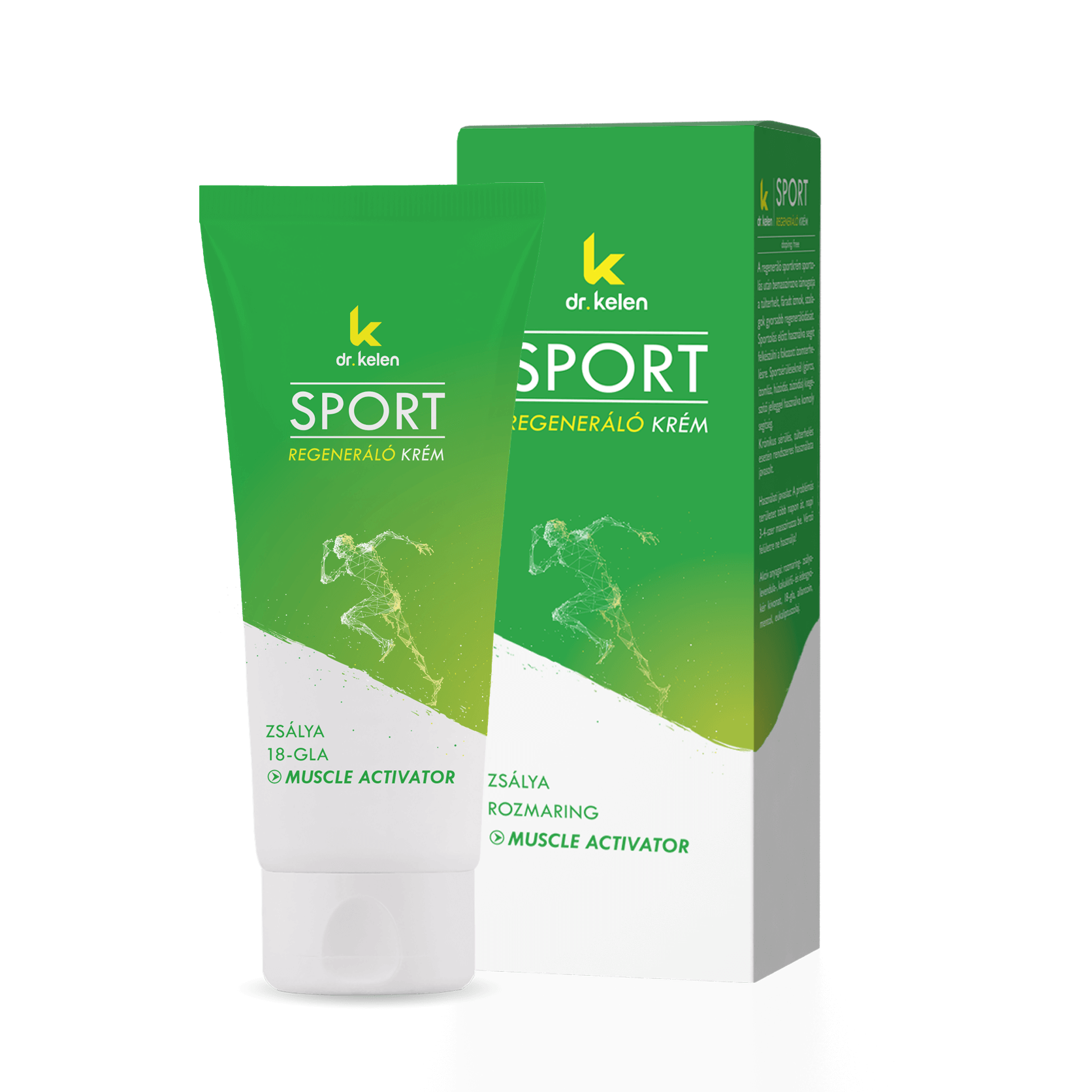Dr.Kelen Sport regeneráló krém 175ml