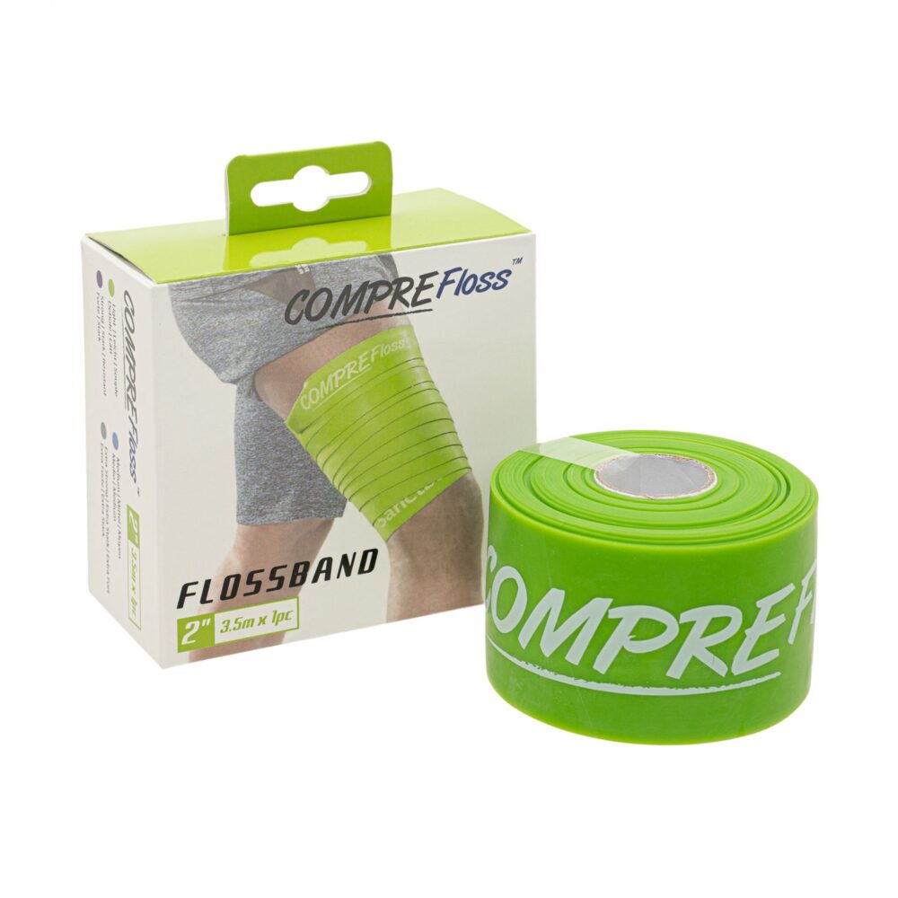 Flossing szalag 5cm x 3.5m zöld gyenge