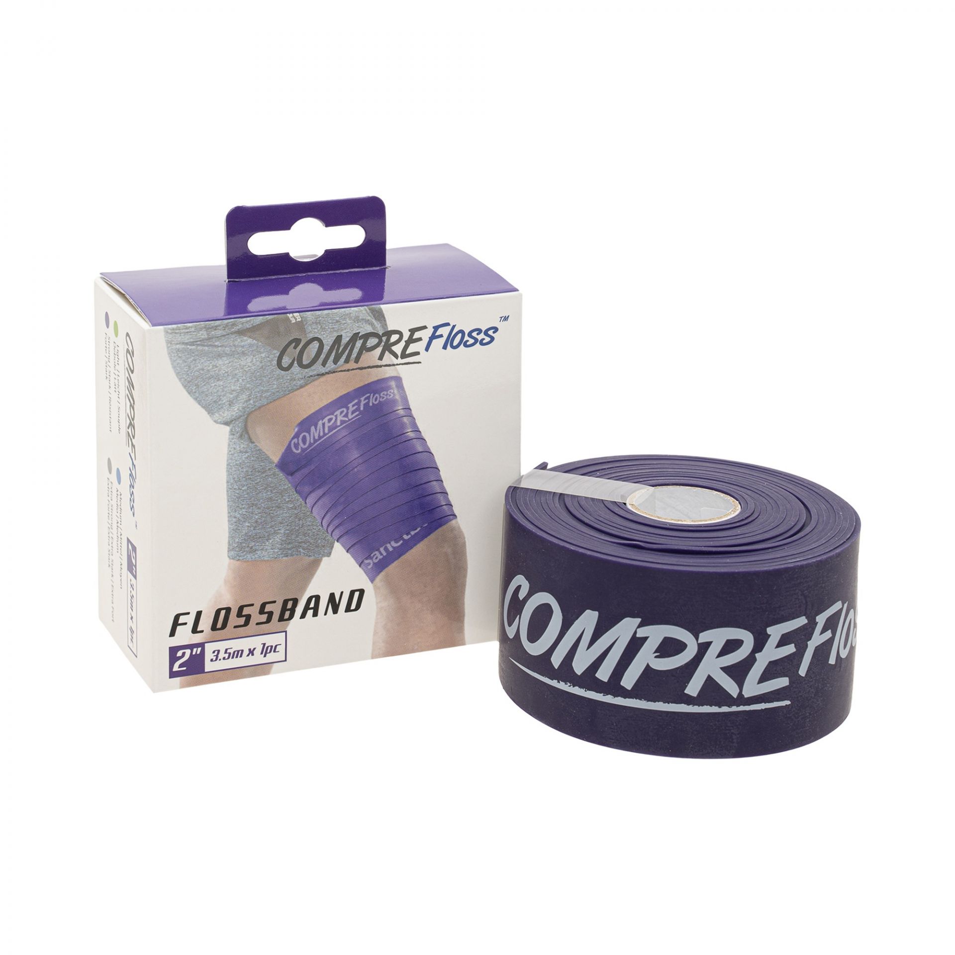 Flossing szalag 5cm x 3.5m lila erős