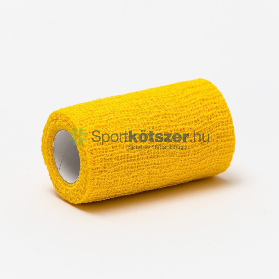 Öntapadó kötésrögzítő pólya 8cm x 4m sárga