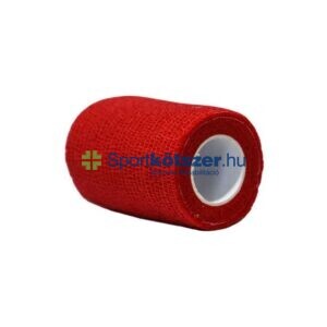 Öntapadó rugalmas pólya nem szőtt 7,5cm x 4,5m piros