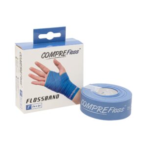 Flossing szalag 2.5cm x 2m kék közepes