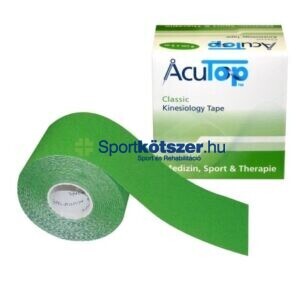 AcuTop kineziológiai tapasz classic 5cm x 5m zöld