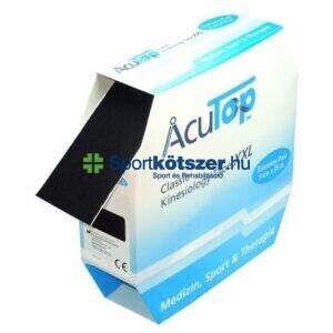 Acutop XXL kineziológiai tapasz classic 5cm x 35m fekete