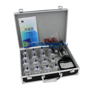 Köpölyszett 17db alumínium kofferben