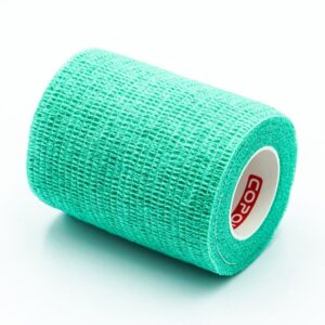 Öntapadó rugalmas pólya nem szőtt 7,5cm x 4,5m türkiz