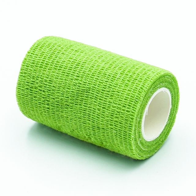 Öntapadó rugalmas pólya nem szőtt 7,5cm x 4,5m világoszöld