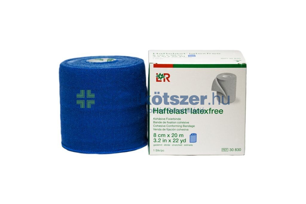 Haftelast öntapadó pólya 8cm x 20m kék Gazofix