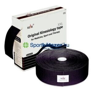 NASARA Kineziológiai tapasz XXL 5cm x 32m fekete