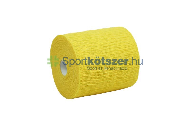 Öntapadó kötésrögzítő pólya 10cm x 20m sárga