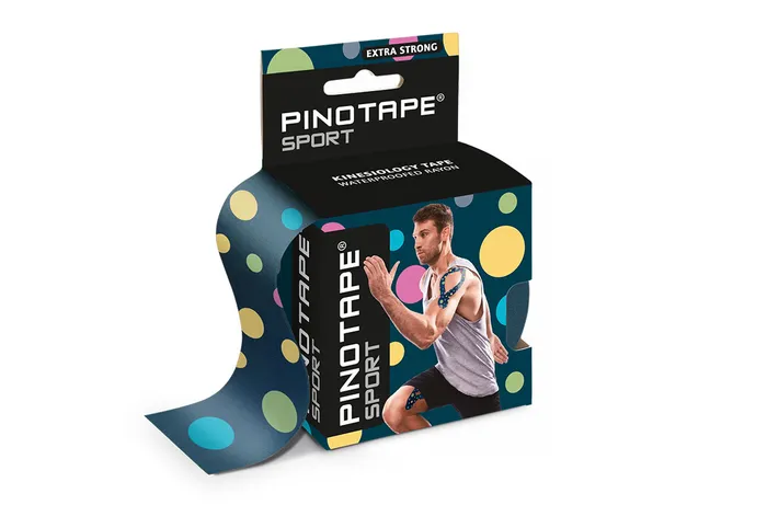 PINOTAPE Sport kineziológiai tapasz 5cm x 5m pont mintás
