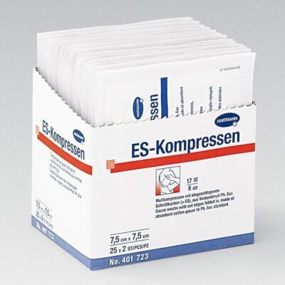 ES-Kompressen Mull lap 7.5cm x 7.5cm 25db