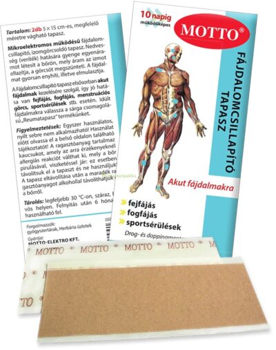 Motto fájdalomcsillapító tapasz kék - Image 2