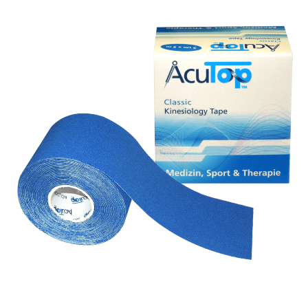 AcuTop kineziológiai tapasz classic 5cm x 5m sötétkék