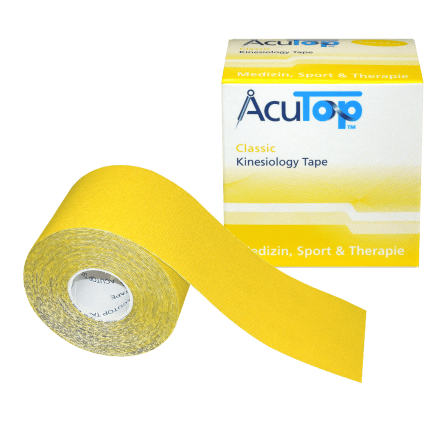AcuTop kineziológiai tapasz classic 5cm x 5m sárga