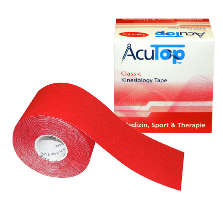 AcuTop kineziológiai tapasz classic 5cm x 5m piros