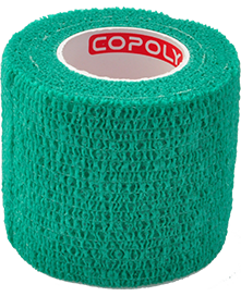 Öntapadó rugalmas pólya nem szőtt 5cm x 4,5m türkiz