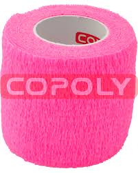 Öntapadó rugalmas pólya nem szőtt 5cm x 4,5m pink