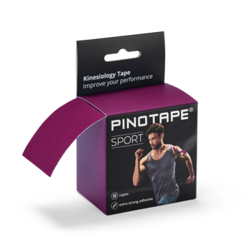 PINOTAPE Sport kineziológiai tapasz 5cm x 5m burgundi